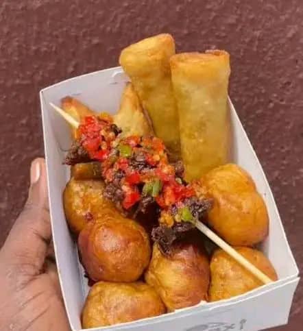 Small-chops with beef